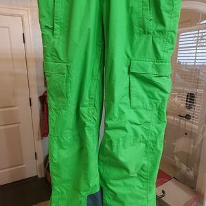 Columbia Men's Green Ski/Snowboard Pants